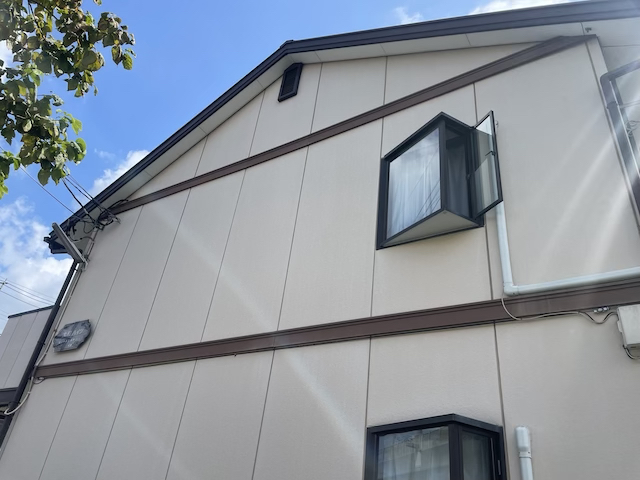 越谷市蒲生アパート外壁塗装工事　塗装前